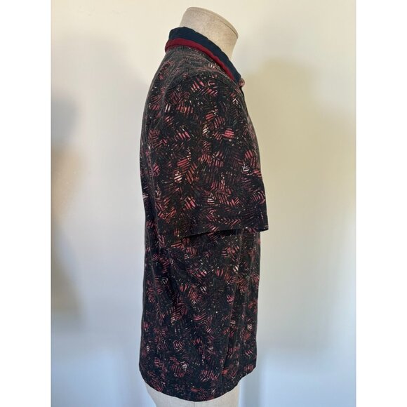 TED BAKER Polo Shirt Mens Size Large 6 Contrasting Collar Pocket - Picture 4 of 7